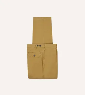 Smooth Fabric Sand Vintage Wash Cotton Games Trousers