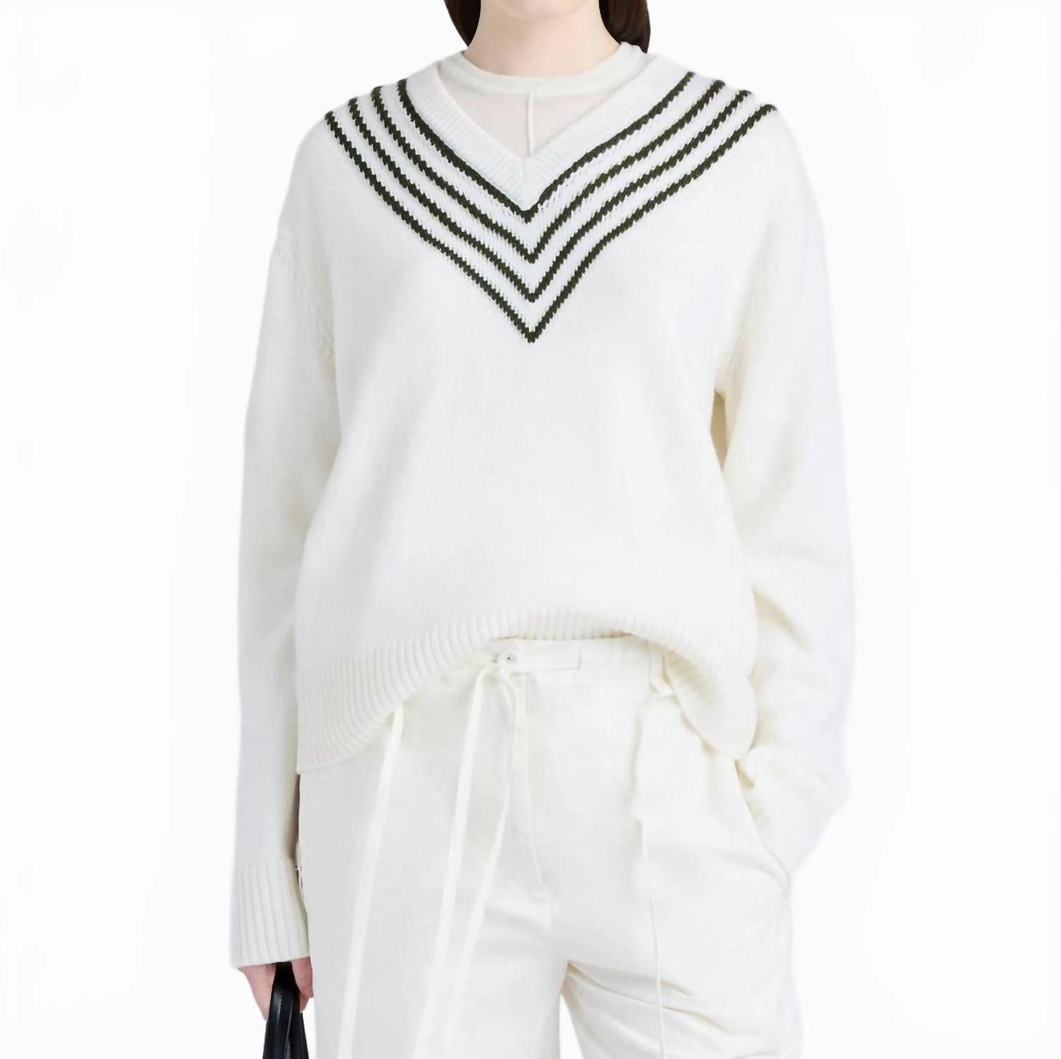 Breathable Design Gianna Top In Off White