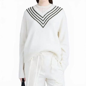 Breathable Design Gianna Top In Off White