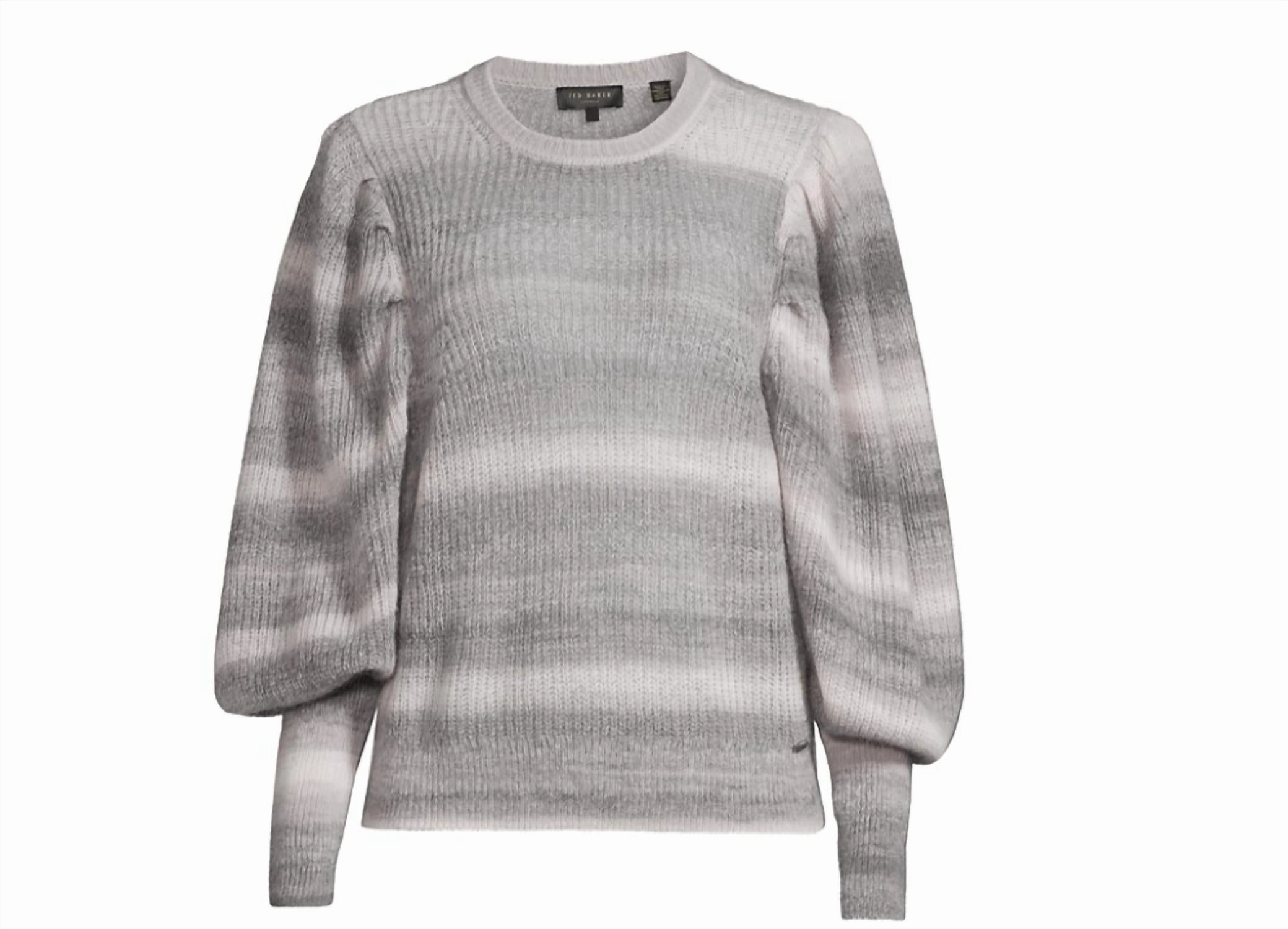 Women Valma Pullover Sweater In Dark Grey Sophisticated Layers Layered Warmth