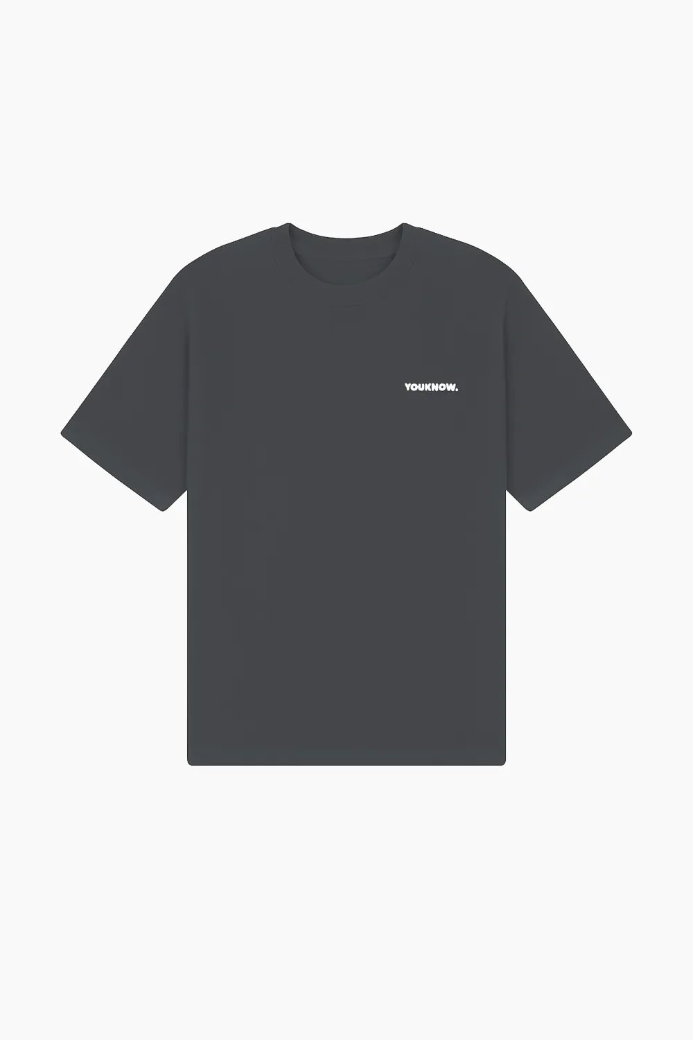 High-Quality Cotton Core Standard Heavyweight Tee | Charcoal