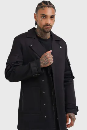 Lucid Travels Trench Coat No Static Weatherproof Zippers