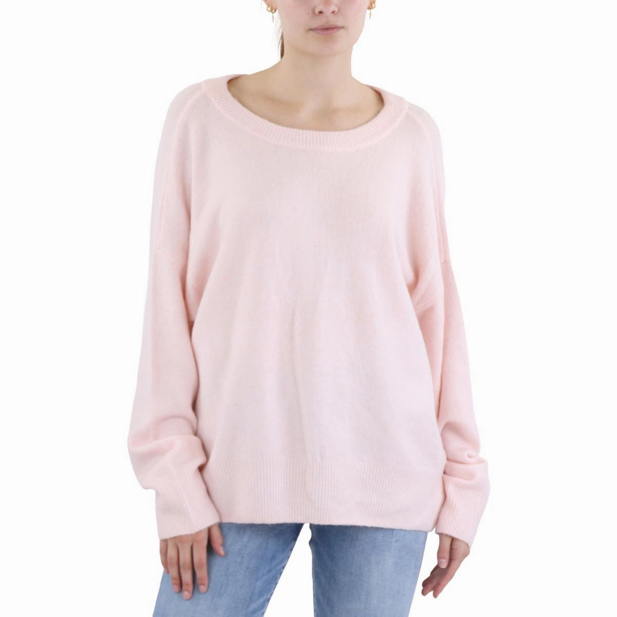 Snuggle Style Fashionable Look Womens Knit Cut-Out Pullover Sweater