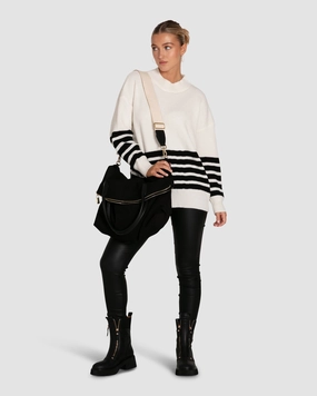Winter Perfection Winter Comfort Layer Everything I Do Oversize Striped Knit