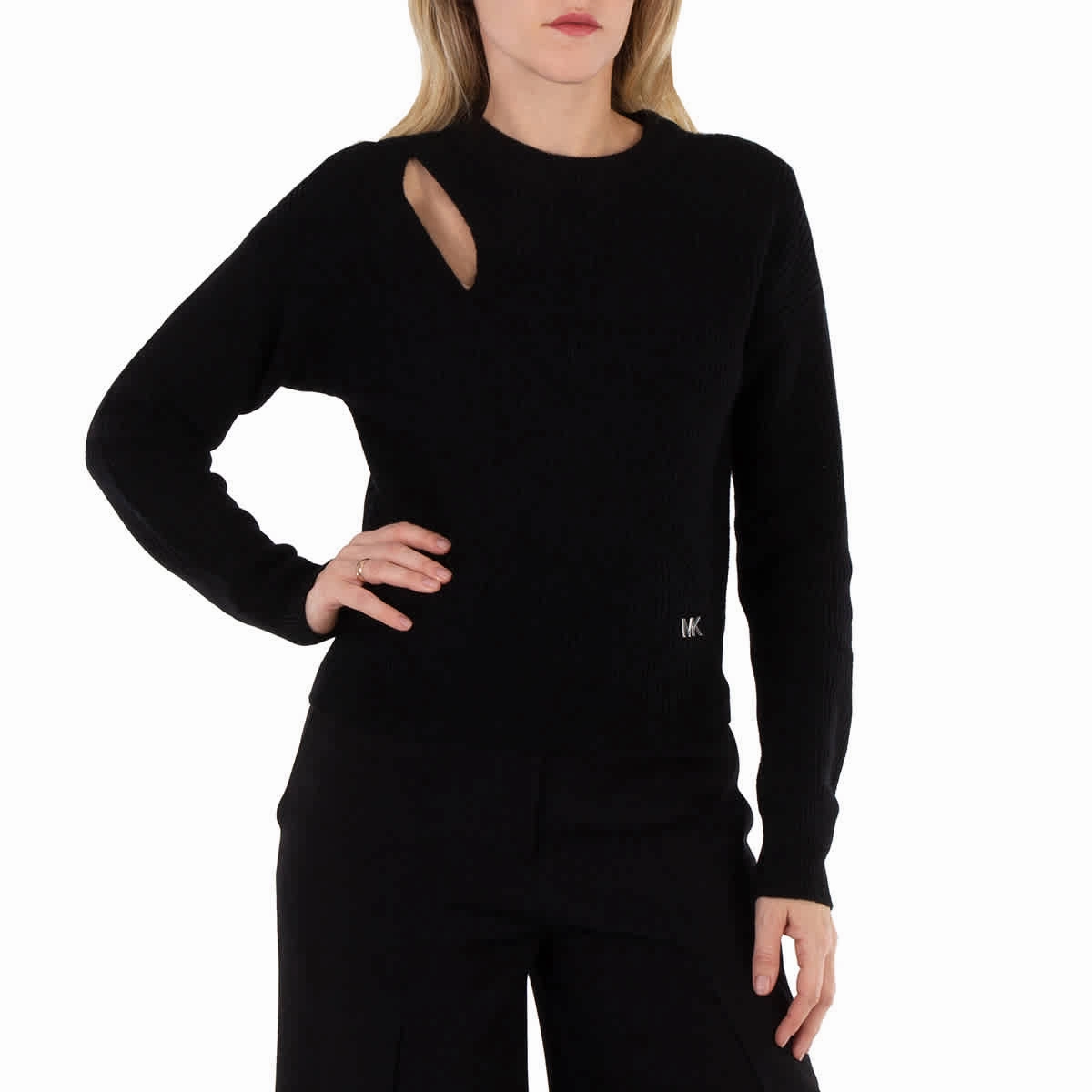 Fashion Essentials Michael Kors Key Hole Cut- Out Sweater