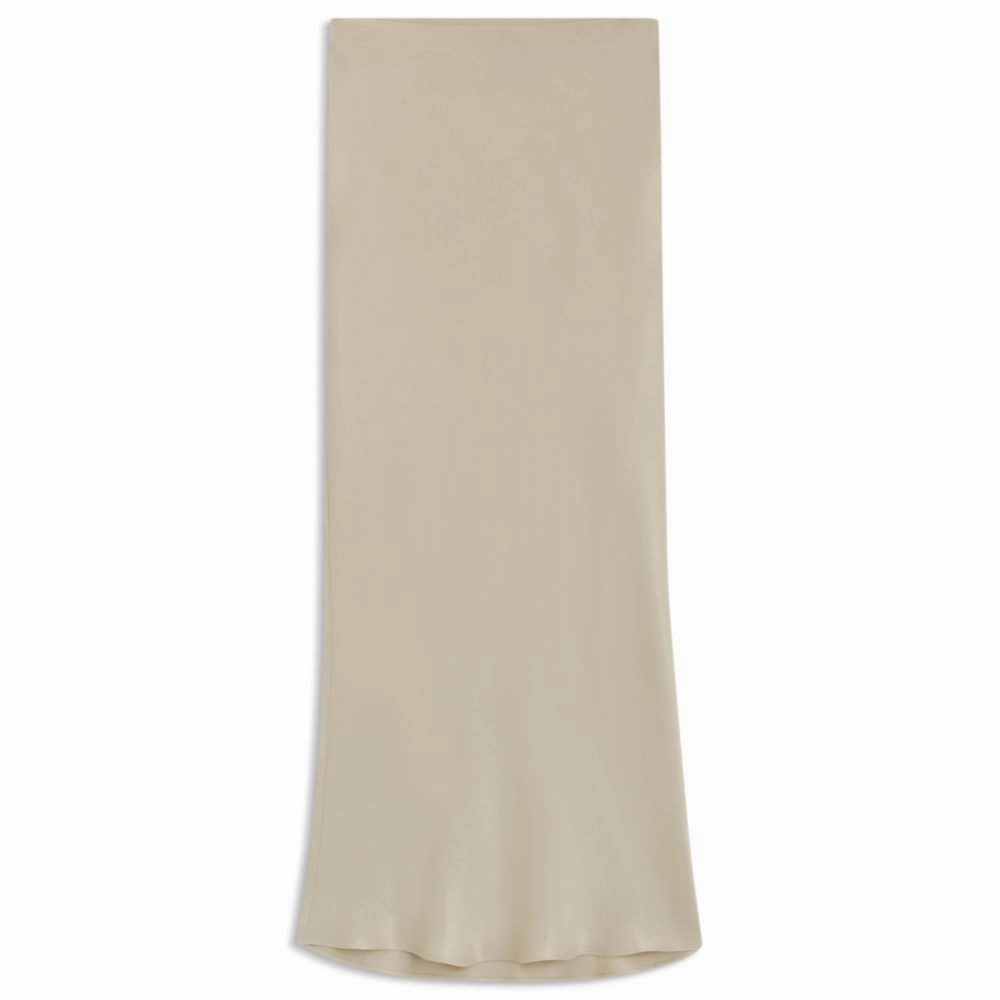 Season To Season Regular-fit maxi skirt in satin