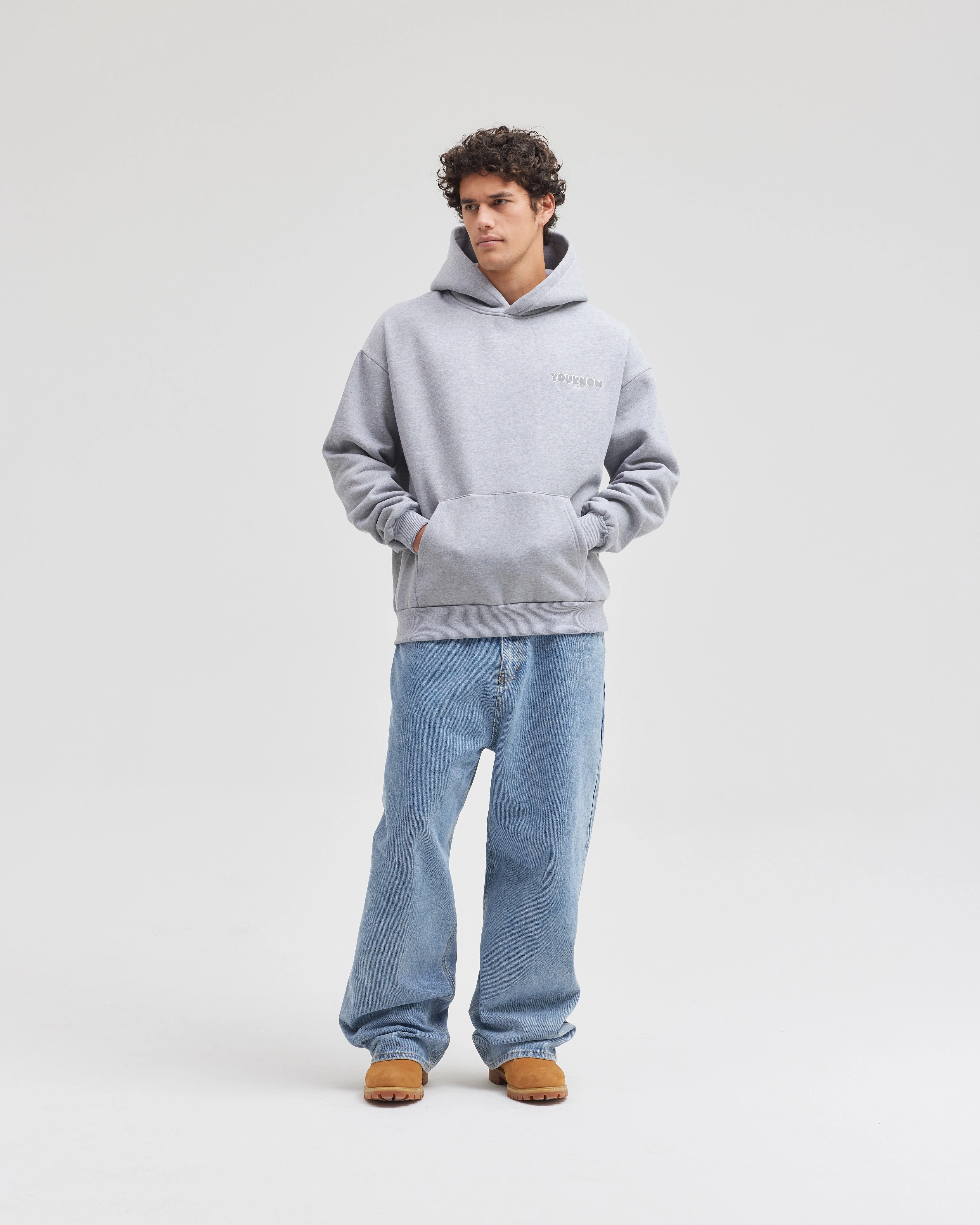 Sunsetszn Hoodie 2.0 | Grey stretchy texture