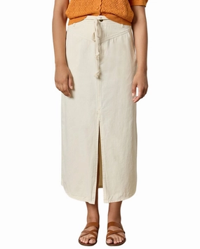 Lilla P Yoke Waist Maxi Skirt Wearable Art Cozy Outfit