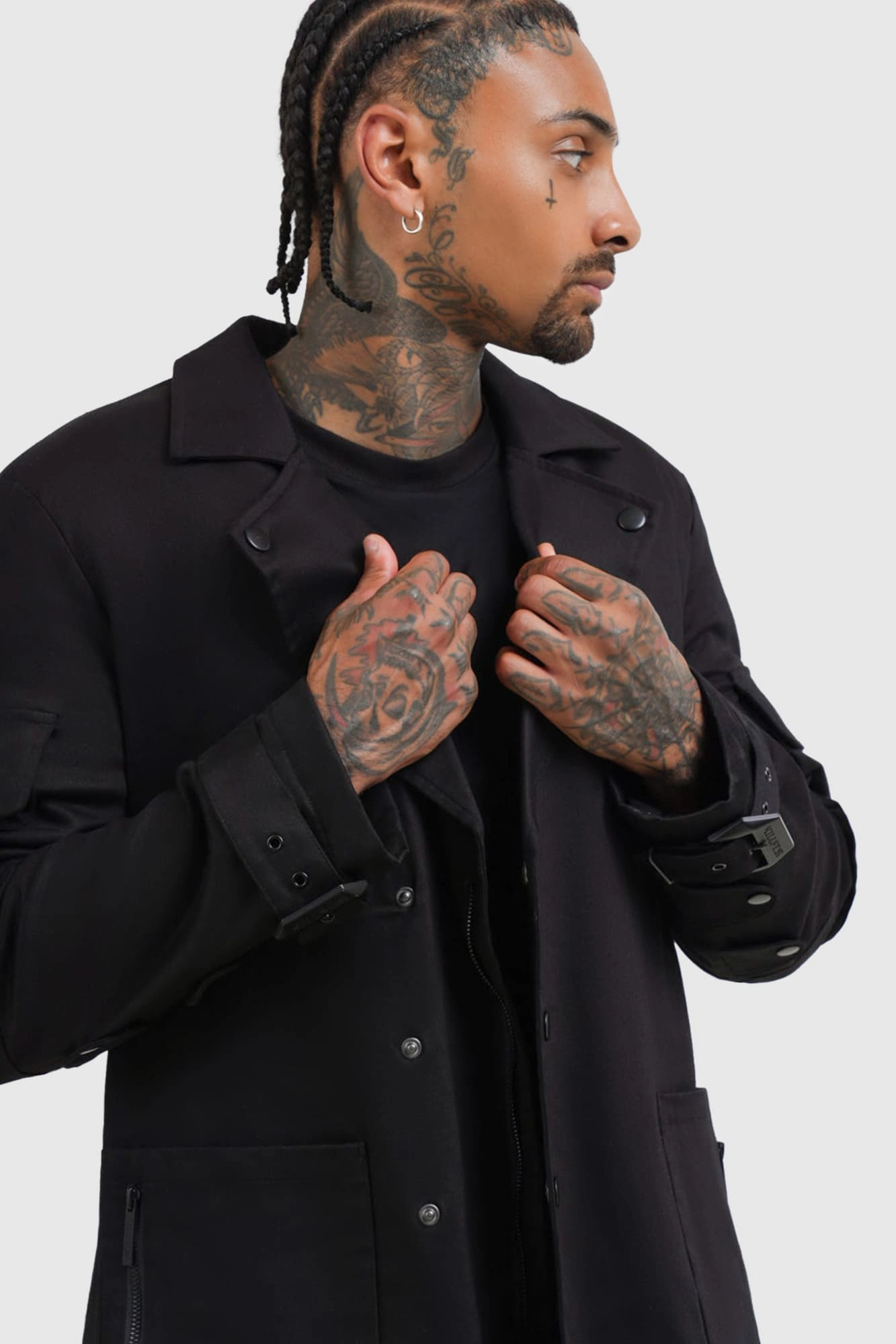 Lucid Travels Trench Coat Tear Resistant Fabric Blends Extra Layer Piece