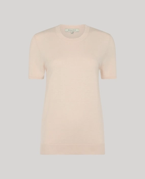 Seasonal Layer Essential Wear Selina Short Sleeve Knitted Tee