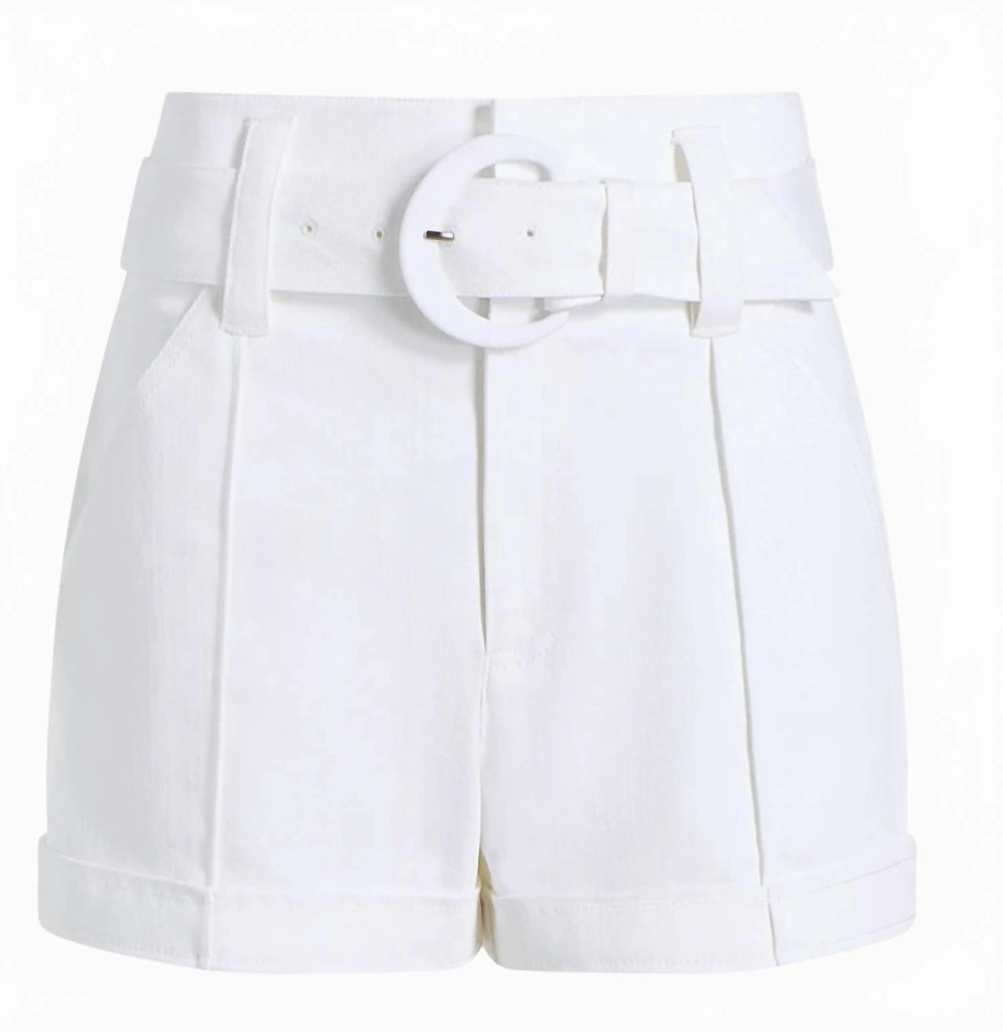 Denim Aldi Short In White denim alternative