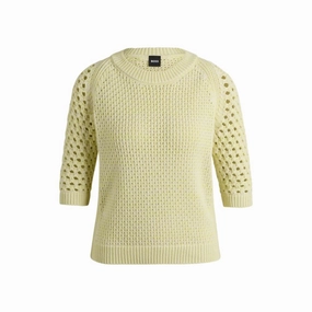 Sweater with mixed knits Smart Wear Essential Warmth