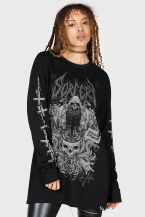 Night - Wear Chambray Sorcery Long Sleeve Top