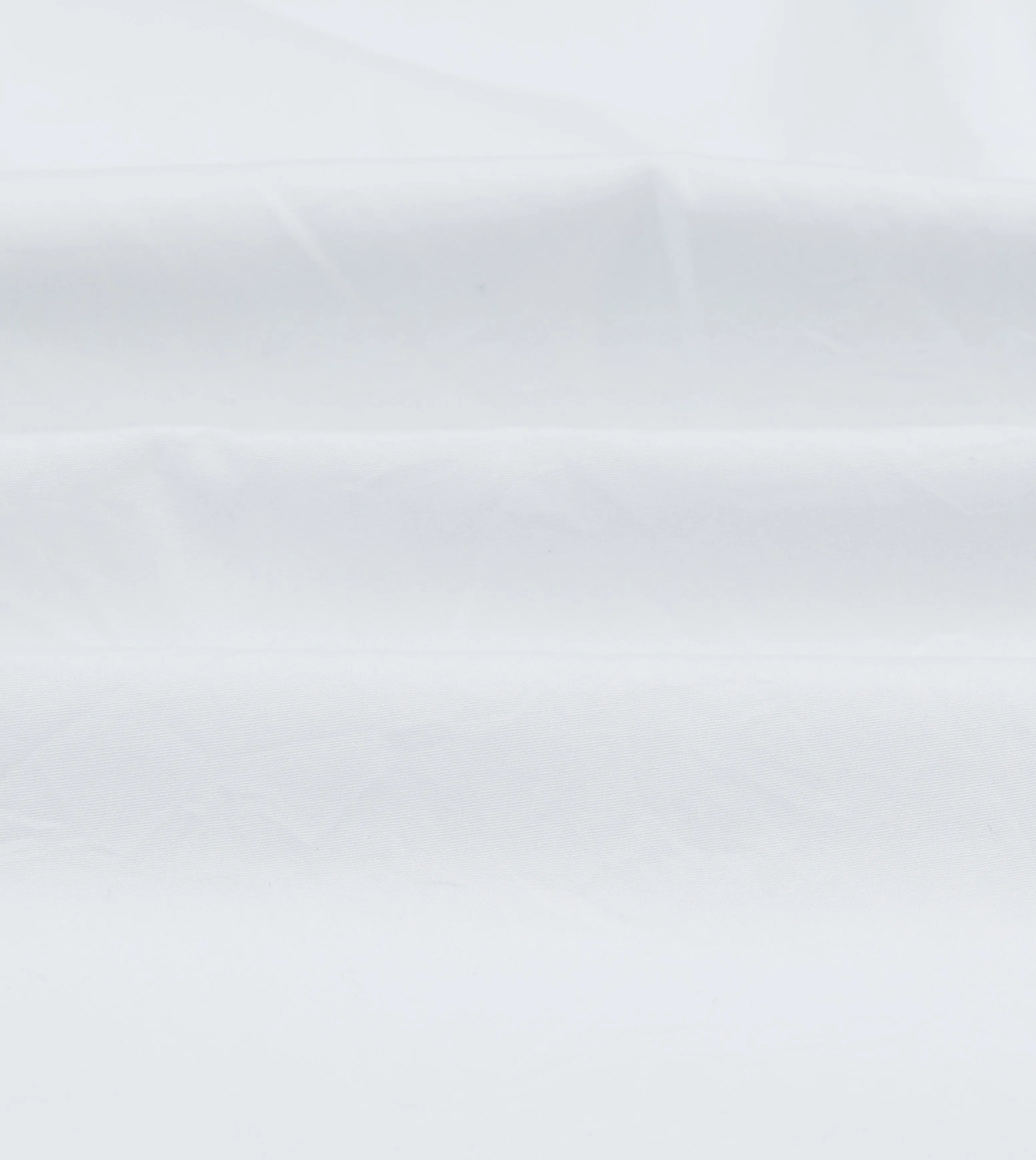 Hypoallergenic Lining White Cotton Pocket Poplin Button-Down Shirt