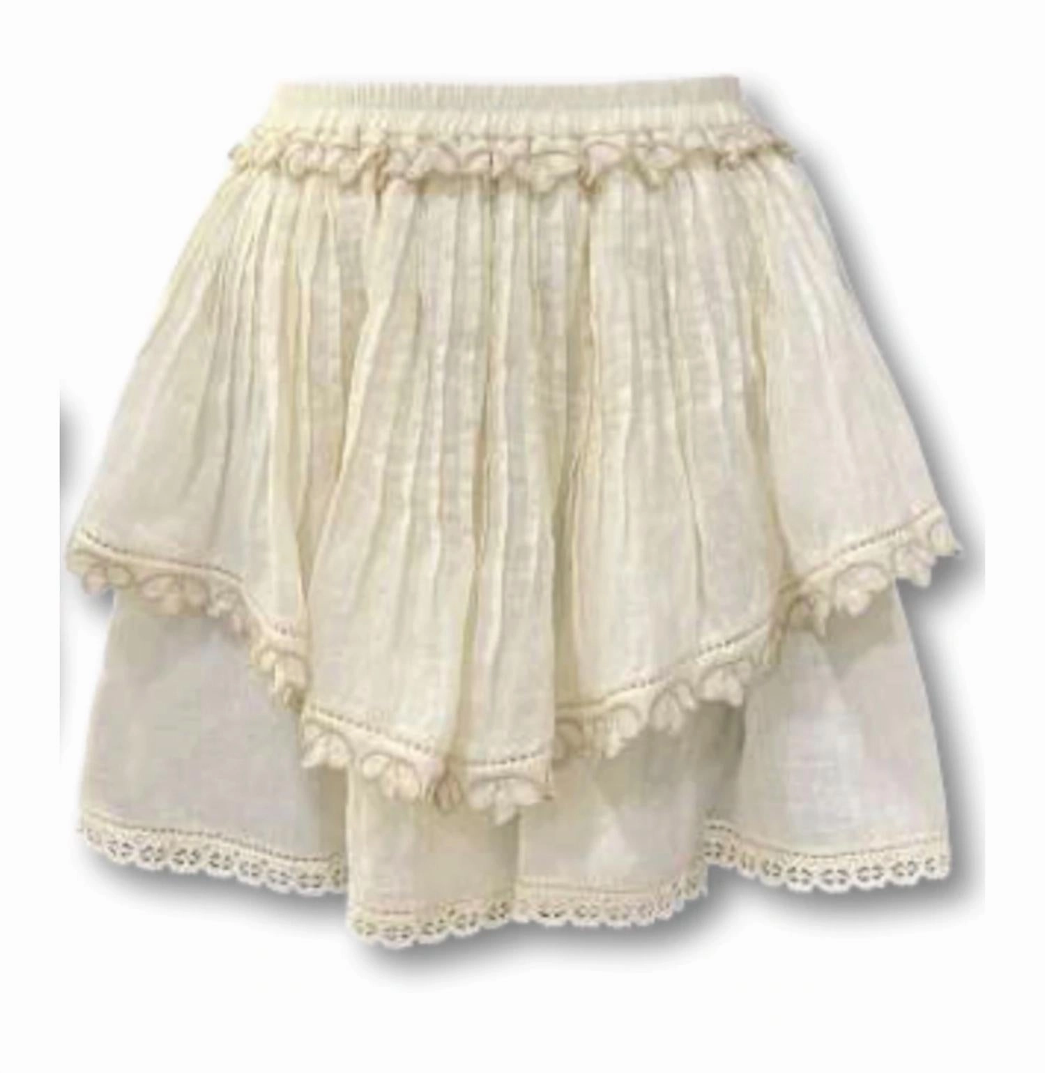 Charlotte Skirt In Ecru Minimalist Style Mini length