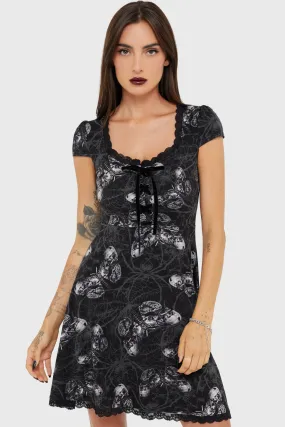 Cozy Look Spidrasica's Web Mini Dress