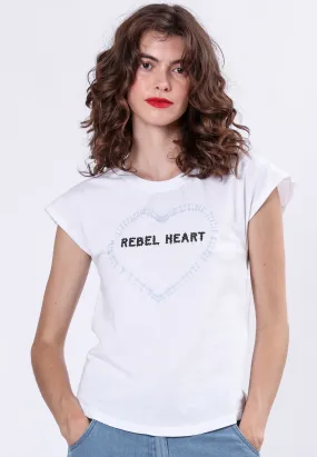 Spring Freshness Travel Fashion SPIRIT T-SHIRT REBEL WHITE