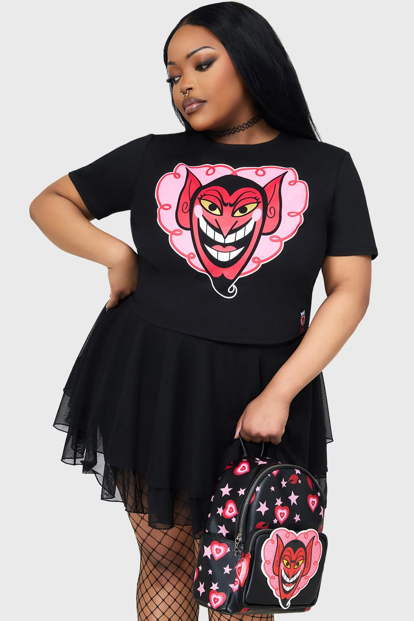 Splendidly Evil Baby Tee thermal Cozy Comfort Look