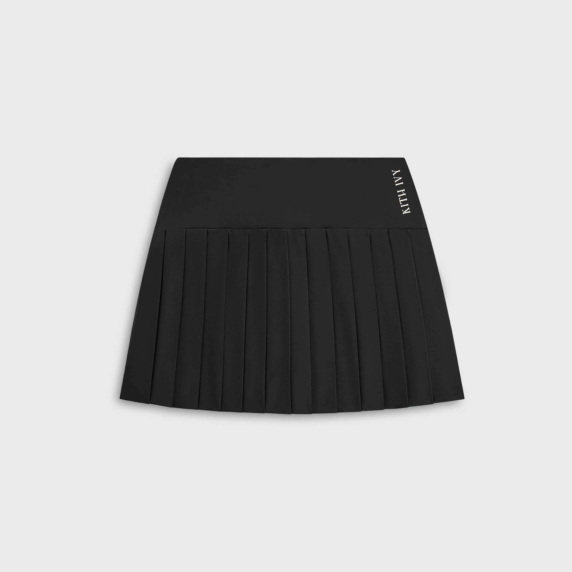 Kith Ivy for Wilson Women's Eastside Tennis Mini Skirt - Black Autumn Stroll Neutral Wear