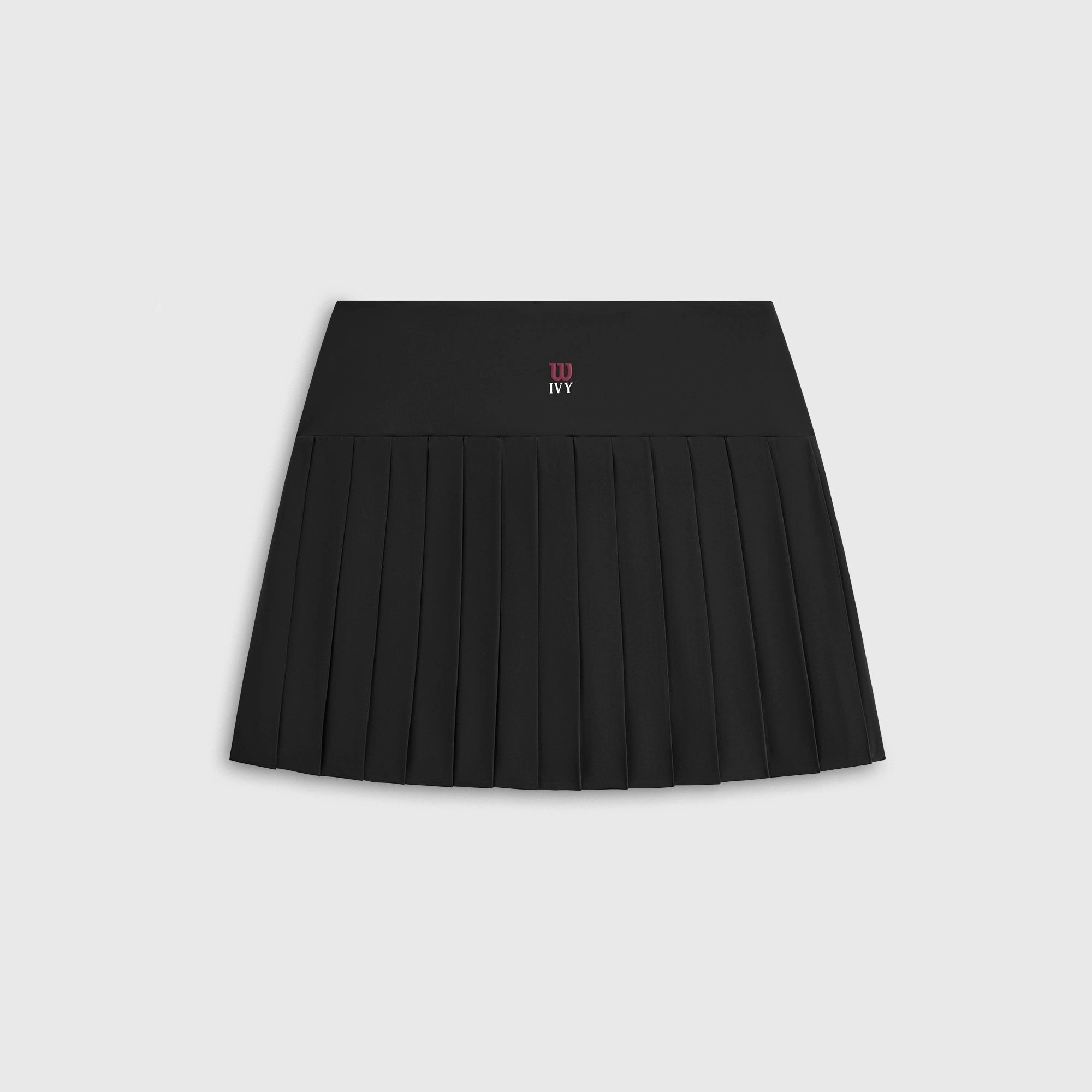 Kith Ivy for Wilson Women's Eastside Tennis Mini Skirt - Black Non Restrictive Fit