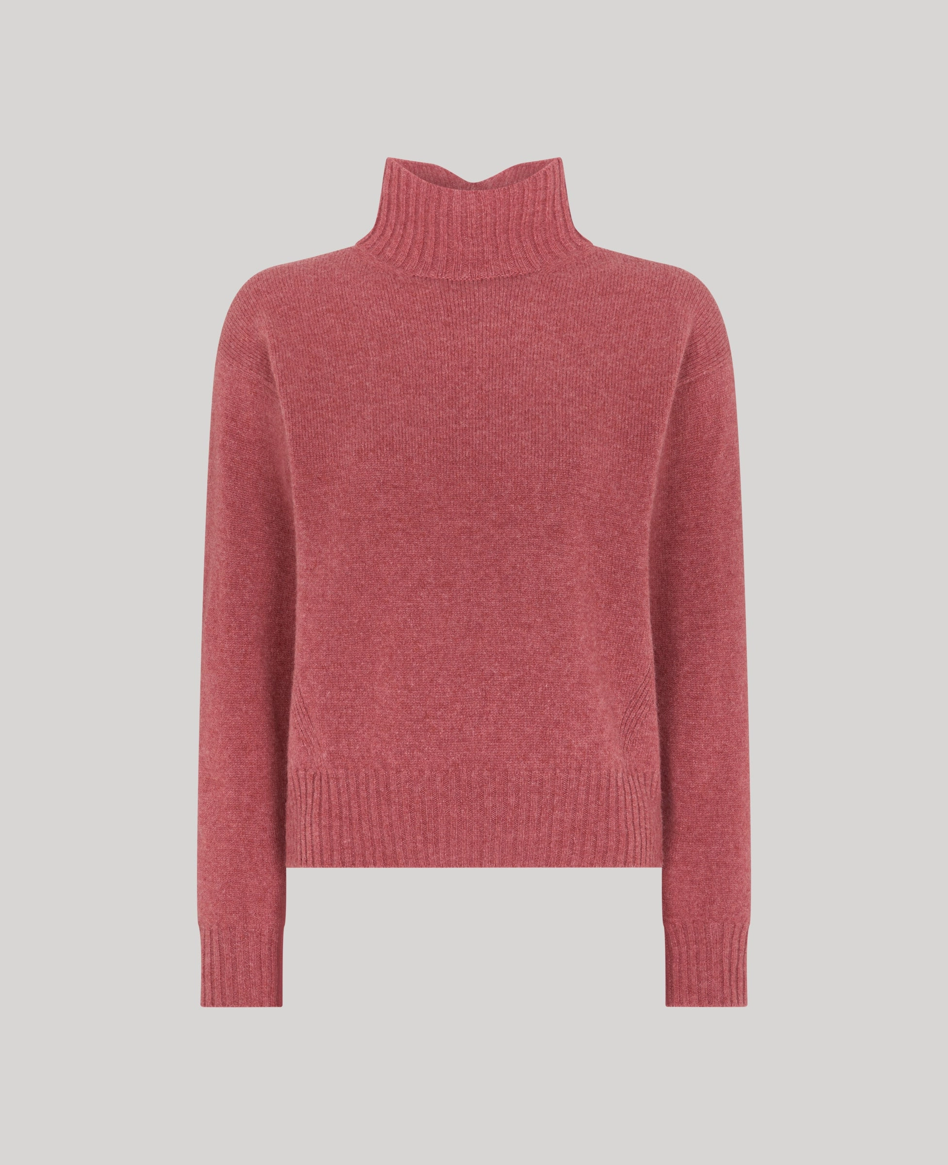 Kinalba Lambswool High Neck Sweater HeatTrapping Fibers