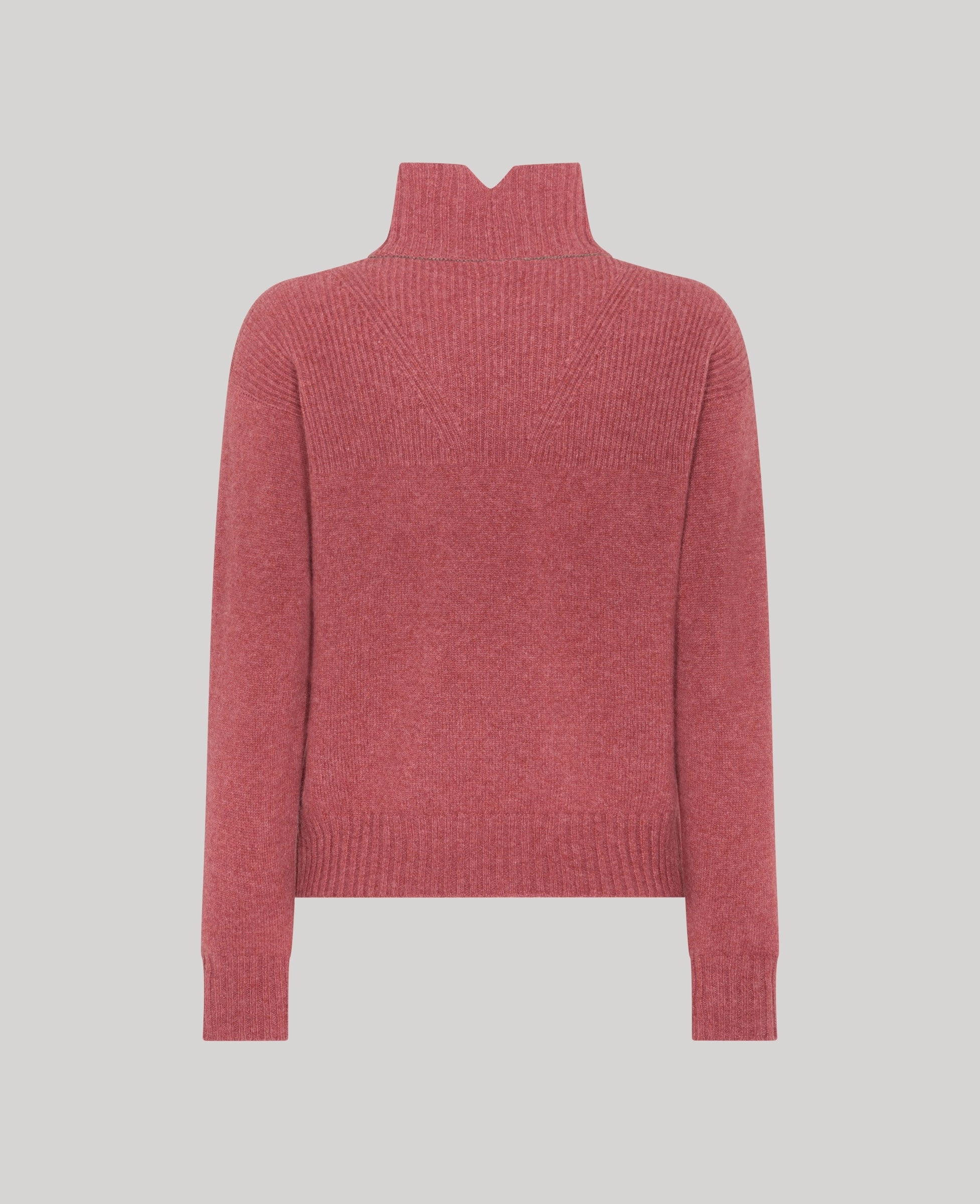 Kinalba Lambswool High Neck Sweater Pure Detail