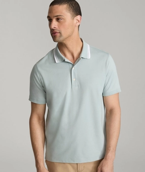 Tipped Performance Polo Lightweight Wear Soft Fabric