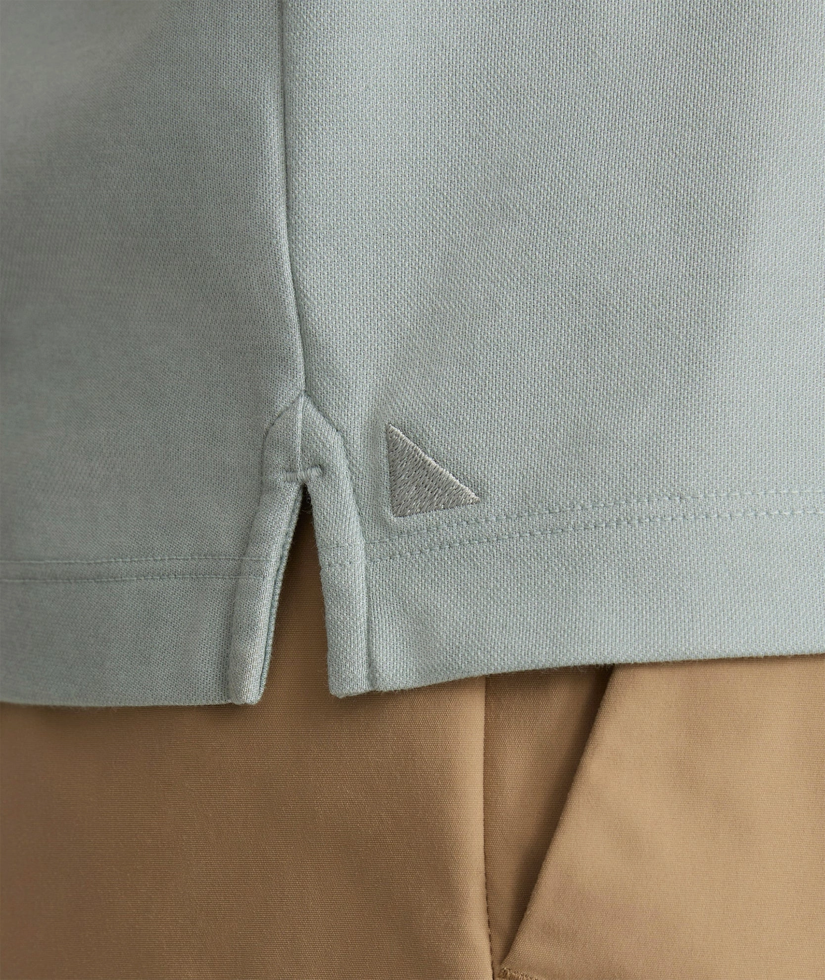 Tipped Performance Polo Relaxed Layers Adaptive Torso Contouring