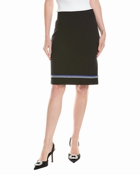 Denim style St. John Textured Skirt