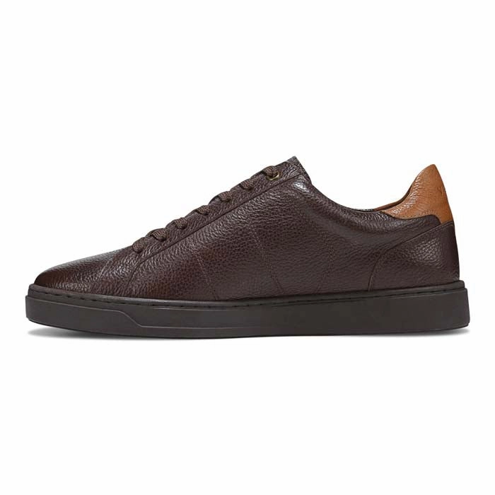 Mens Vionic Lucas II in Chocolate Ganache Sea Aqua Comfortable toe box