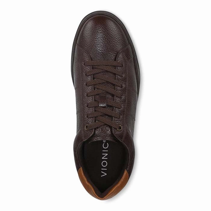 Mens Vionic Lucas II in Chocolate Ganache Everyday Routine Relaxed Style