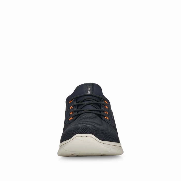 Mens Rieker Timo in Pazifik/Lake/Mandel/Navy Effortless Style mules