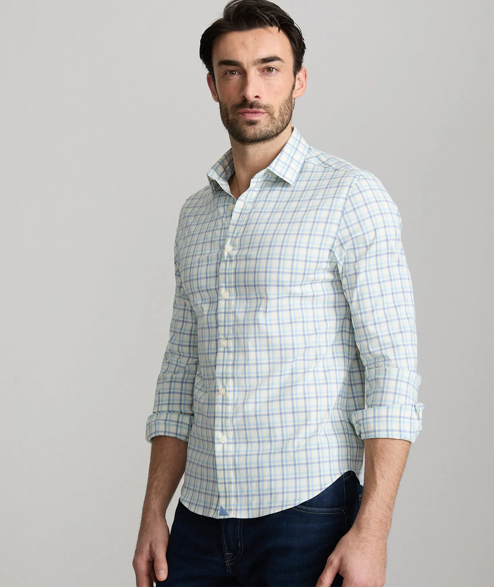 CottonTek? Pendleton Shirt Round Collar Moisture Wicking Layer