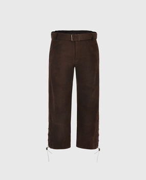 Quick Comfort Fit Nubuck Leather Lace-up Breeks