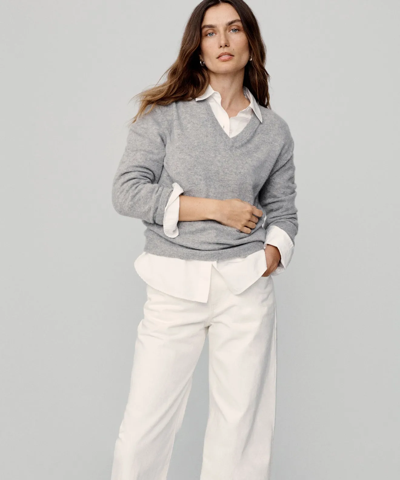 Flynn Cashmere Sweater SheerWeight Knit