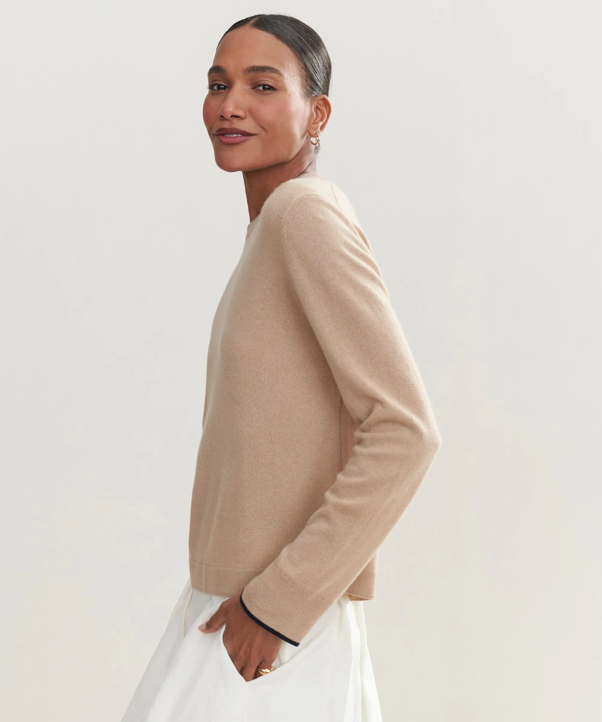 Flynn Cashmere Crewneck Multi Look