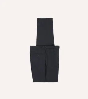 Charcoal Tropical Wool Single Pleat Trouser TearResistantMaterial