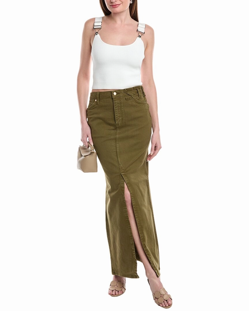 STAUD x Wrangler The Maxi Skirt Outfit Moodboard