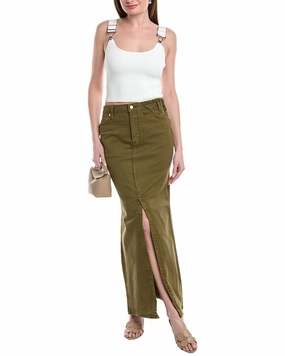 STAUD x Wrangler The Maxi Skirt Outfit Moodboard