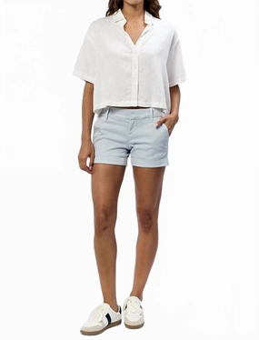 Classic Shorts Hampton Rolled Hem Short In Skyway