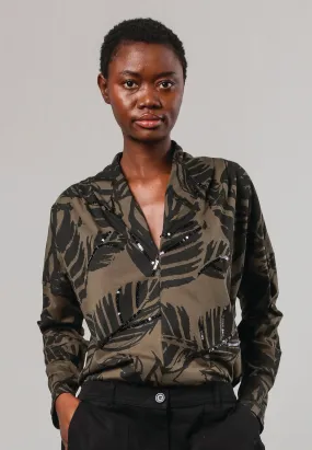 TRIBE BEETLE TOP Functional Look Scoop neck femininity