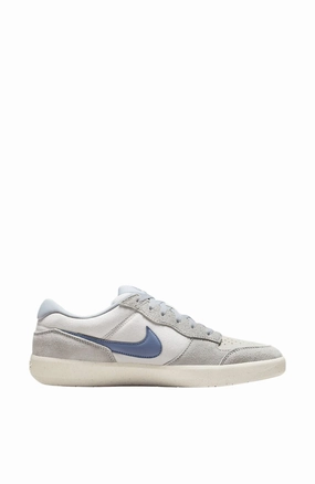 Anti Slip Rubber Outsole Nike SB Force 58 White Ashen Slate Sail Wolf Grey