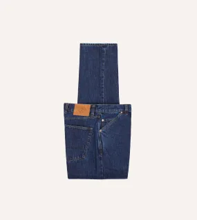 Stone Wash 14.2oz Japanese Selvedge Denim Five-Pocket Jeans Light Design