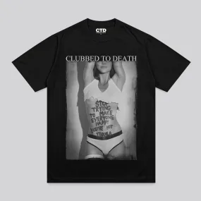 Essential Wardrobe Chic Wear YOU'RE NOT TEQUILA T-SHIRT JET BLACK