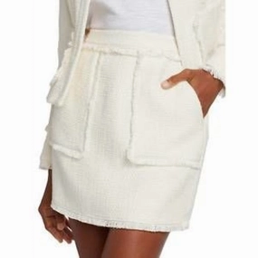 Gardenia Jacie Skirt In White Aesthetic Fit Casual Feel