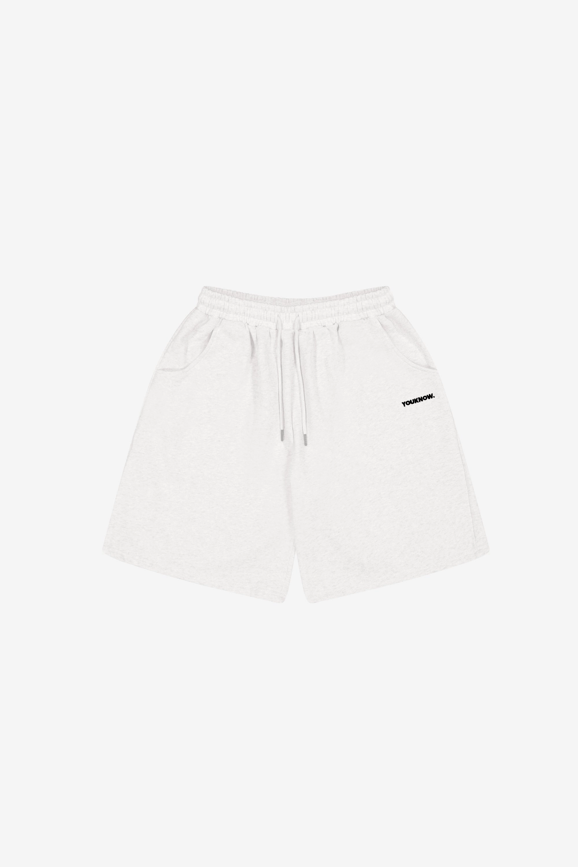 BLOCK SHORTS | White Marle watch formal alternative