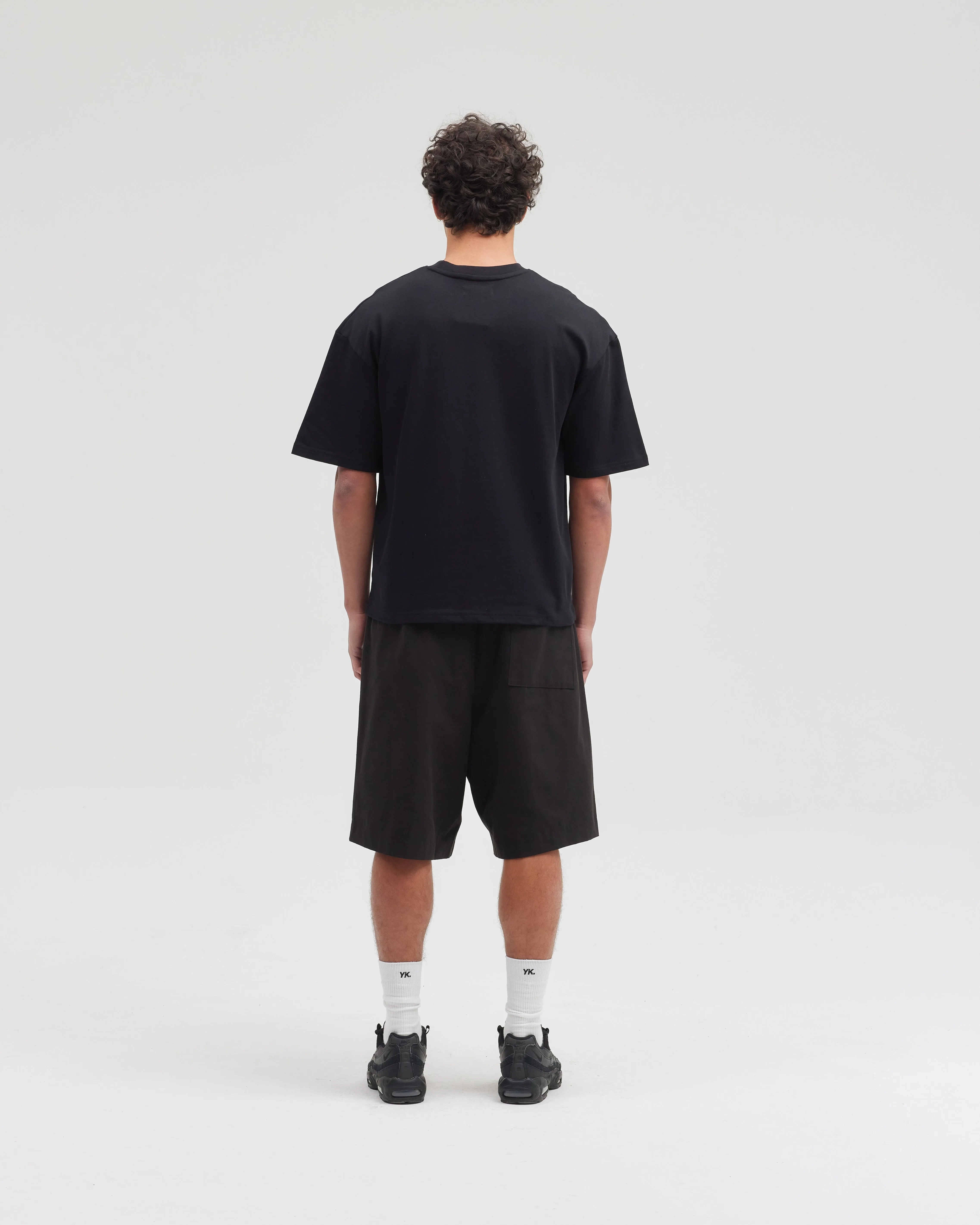 Colorfast Dye COLLEGE TEE | Black