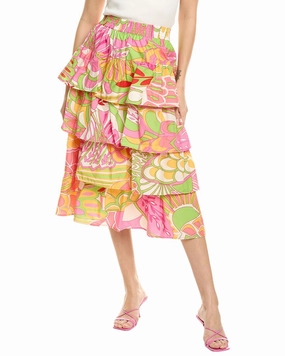 Refined Finish Flora Bea NYC Wrenlee Midi Skirt