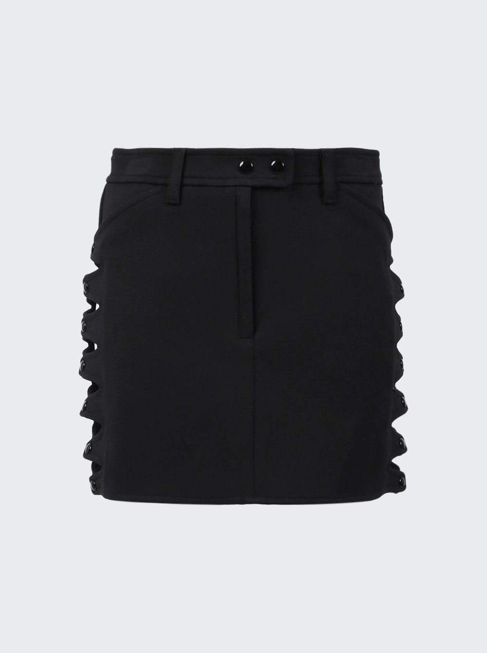 Soft Motion Stretch Crepe V Cut Out Skirt