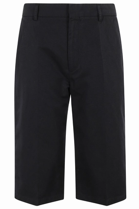 Tailored Black Linen Bermuda Shorts BreathableWebbing